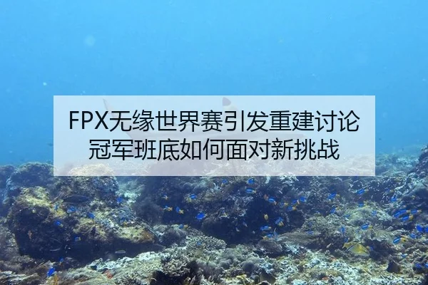 FPX无缘世界赛引发重建讨论 冠军班底如何面对新挑战（xingkong）